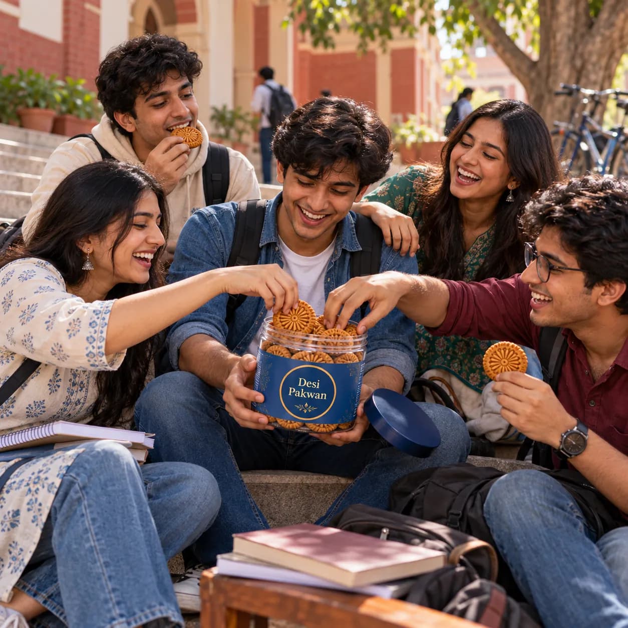 One dabba. Five friends.